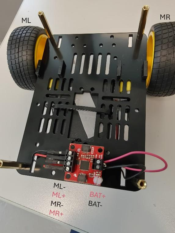 Motor driver wiring